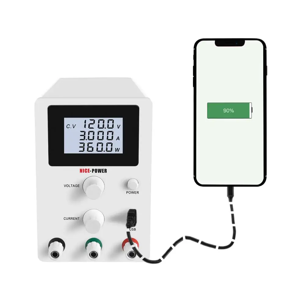 Регулируемый импульсный источник питания постоянного тока с защитой глаз 120 В 3 А