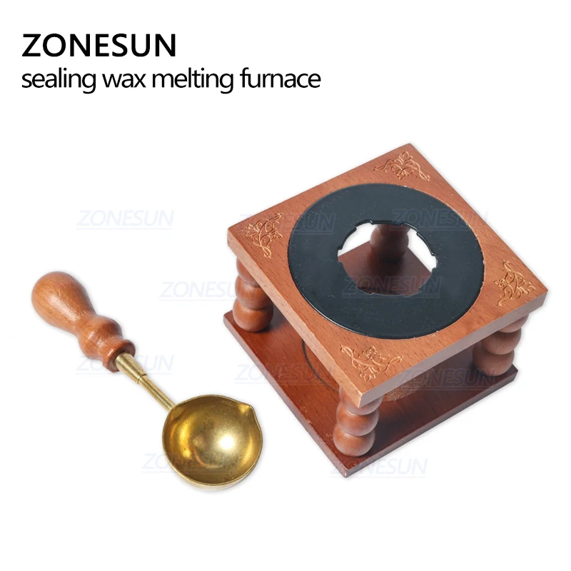 ZONESUN штамп воск печать бусины палочки теплые восковые плавильная печь плита