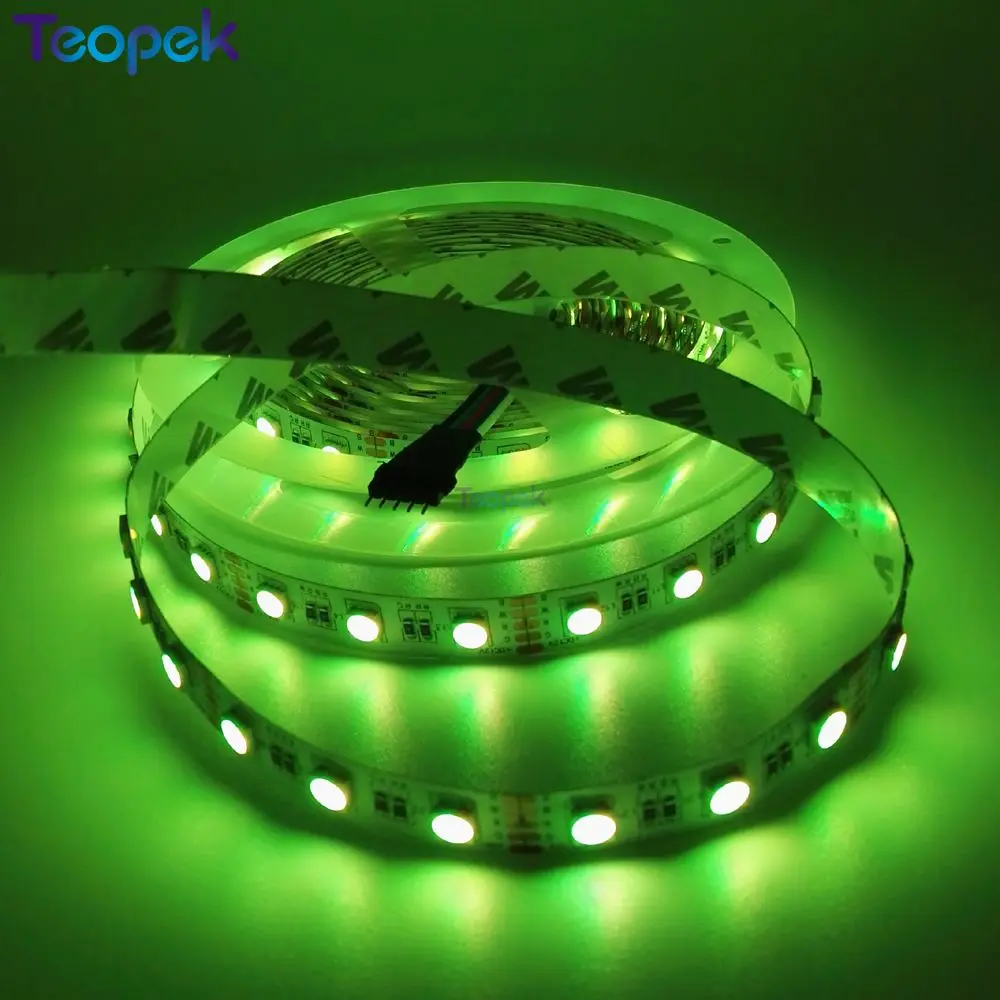 Светодиодная лента RGBW 4 цвета в 1 SMD 5050 12 В/в24 гибкий светильник RGB + белый/теплый