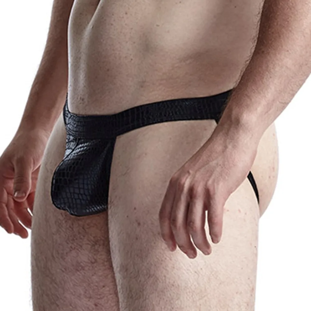 

Men Snake Print Jock Strap Brief Breathable Underwear Backless Pantie Fashion Underpants Thongs Funny Gay Clothes Sissy Lingerie