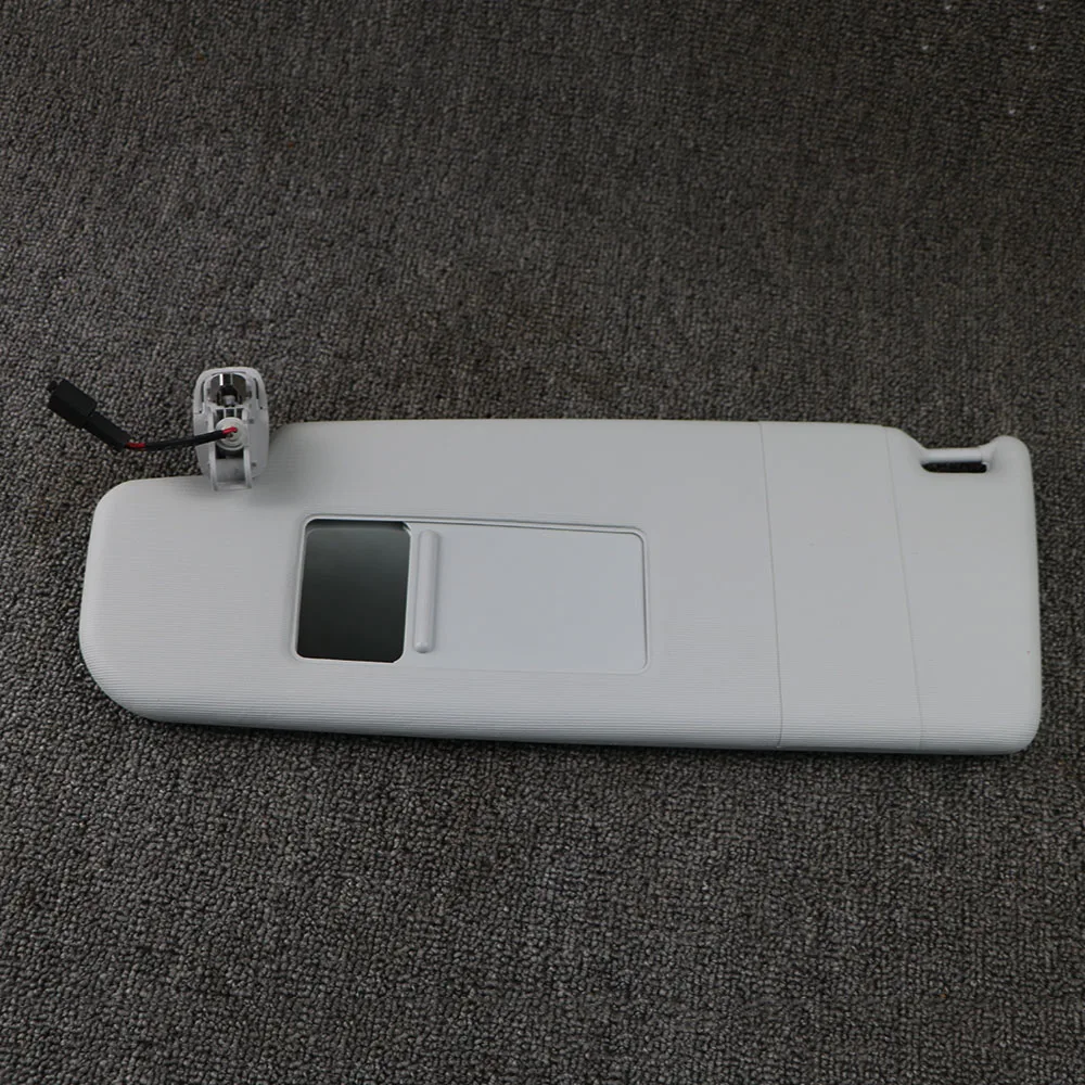 Левая лицевая сторона серого цвета солнцезащитный козырек Панель с зеркалом для