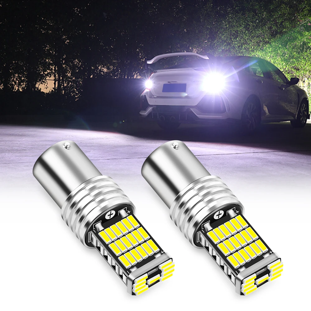 Светодиодные лампы P21W 1156 BA15S для BMW E90 F30 F10 Audi A3 A6 Opel Insignia Alfa Romeo Ssangyong 2