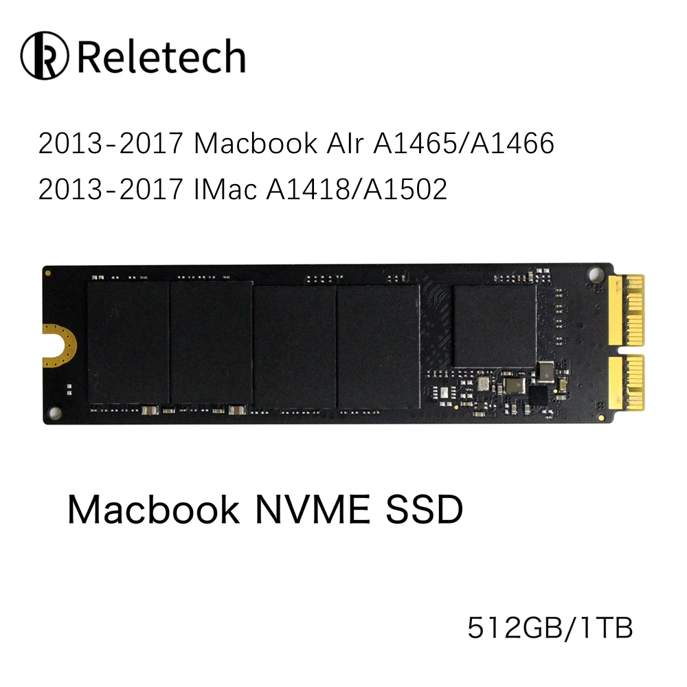 SSD накопитель Reletech 512 ГБ 1 ТБ для Macbook Pro Retina A1502 A1398 Air A1465 A1466 iMac A1418 A1419|Внутренние