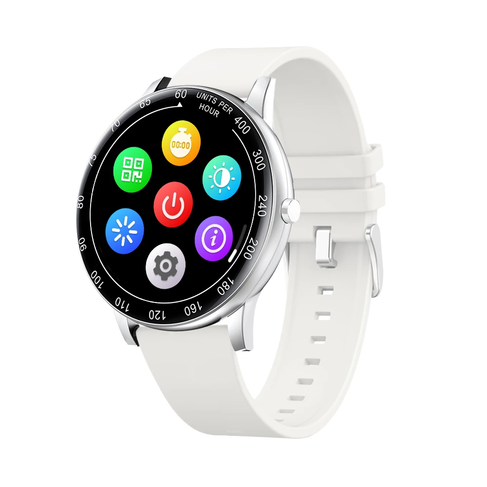 

1.28in Full Touch Screen Sport Smart Watch Heart Rate Blood Pressure Fitness Tracker Waterproof Smartwatch For Android iOS