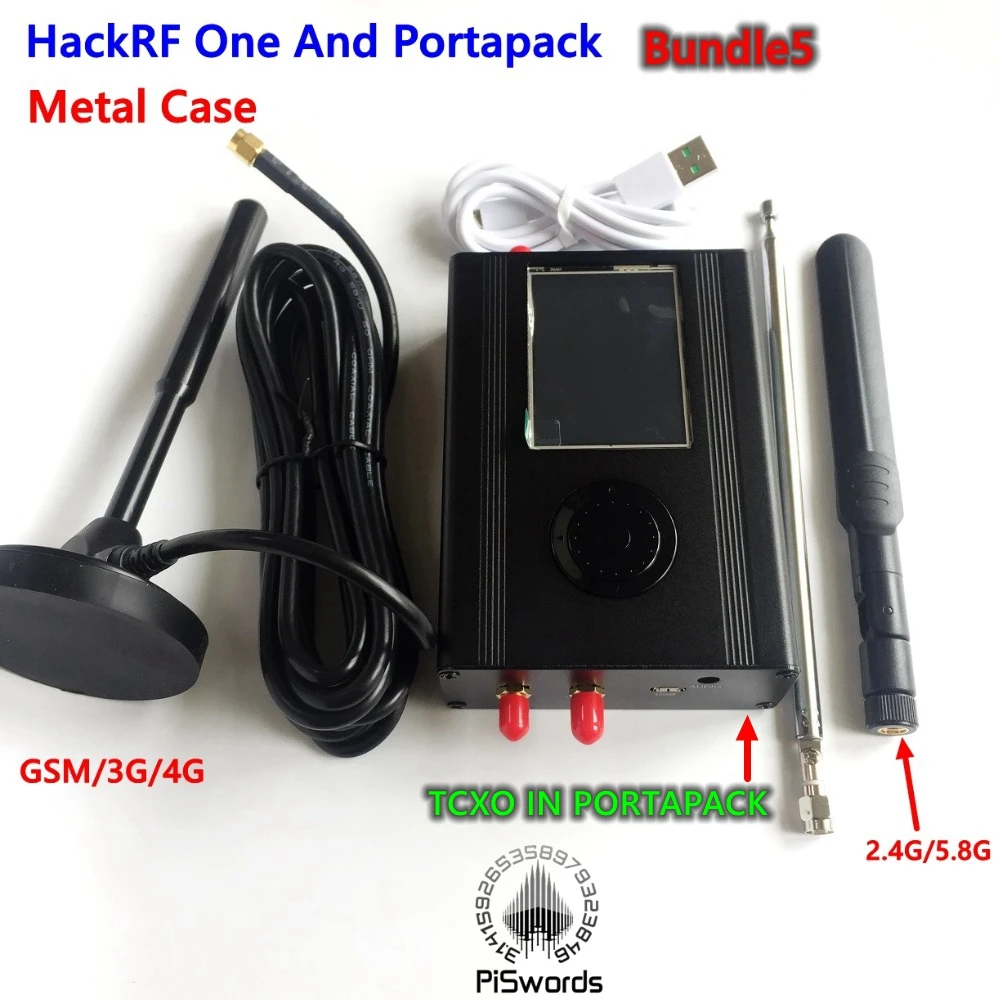 Комплект 5 HackRF один usb платформенный прием программного обеспечения определяется Радио 1 МГц до 6 ГГц с portapck хаос демонстрационная плата комплект приемник ключа - Комплект: Комплект 5