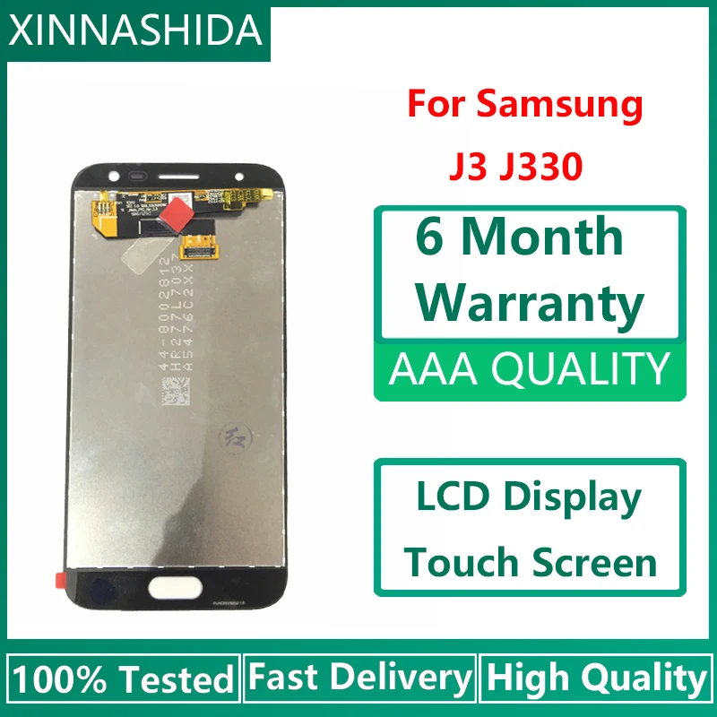 ЖК-дисплей для Samsung Galaxy J3 2017 J330 сенсорный экран дигитайзер в сборе | Мобильные