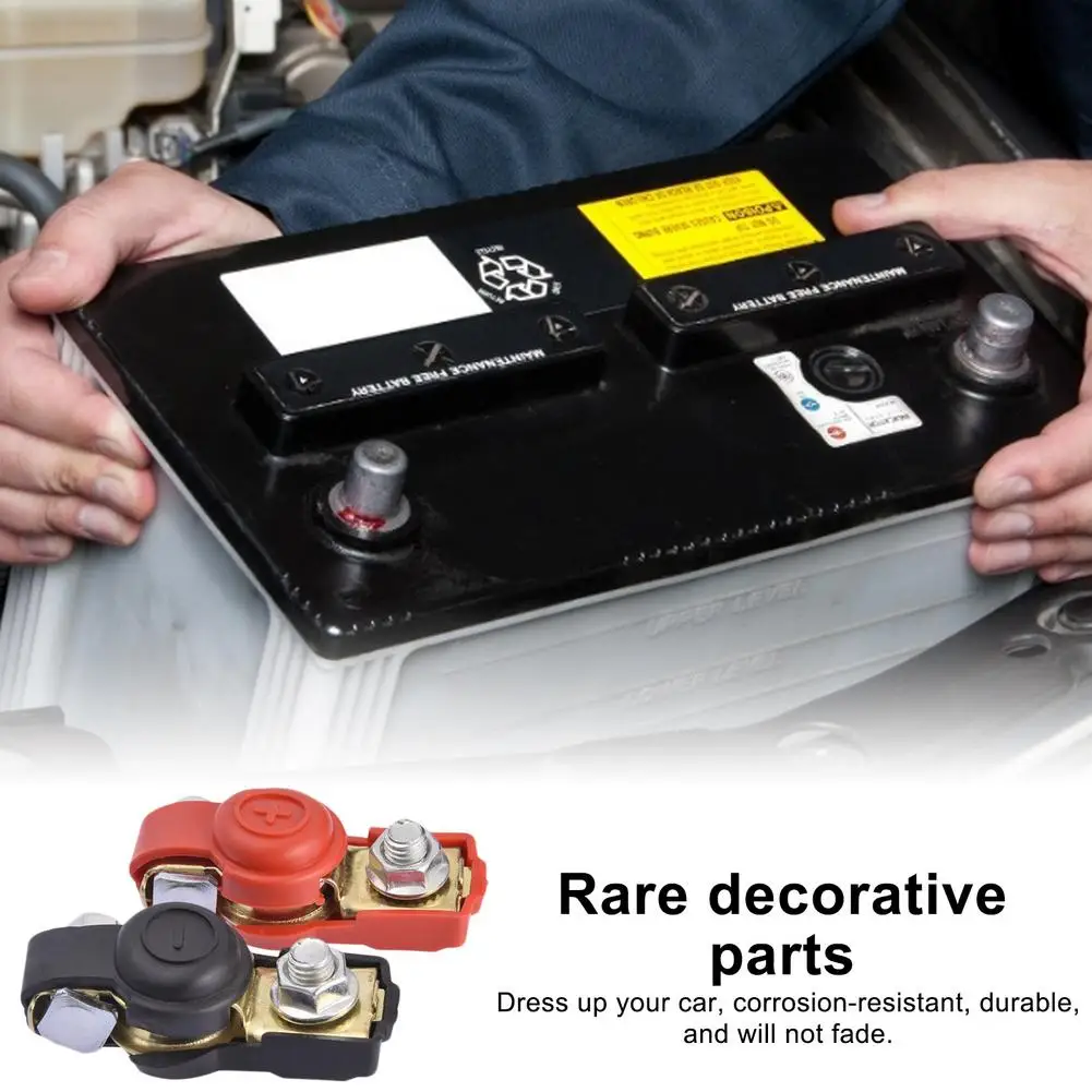 2 шт. терминал автомобильного аккумулятора прочный разъем клемма зажигания