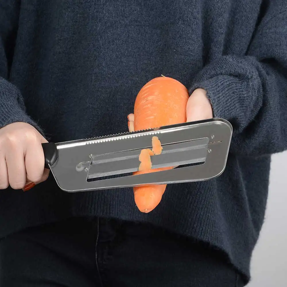 Нож для нарезки овощей двойной нож 2 ломтиков рыбных насадок ножи очистки капусты