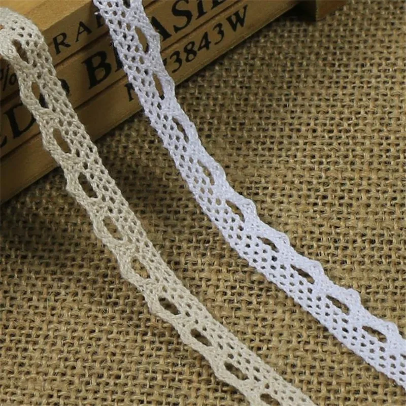 

White Black Tassel Lace Ribbon Fabric DIY Decorative Cotton Thread Braid Ribbon For Sewing Clothing Pillow Handmade Accessories