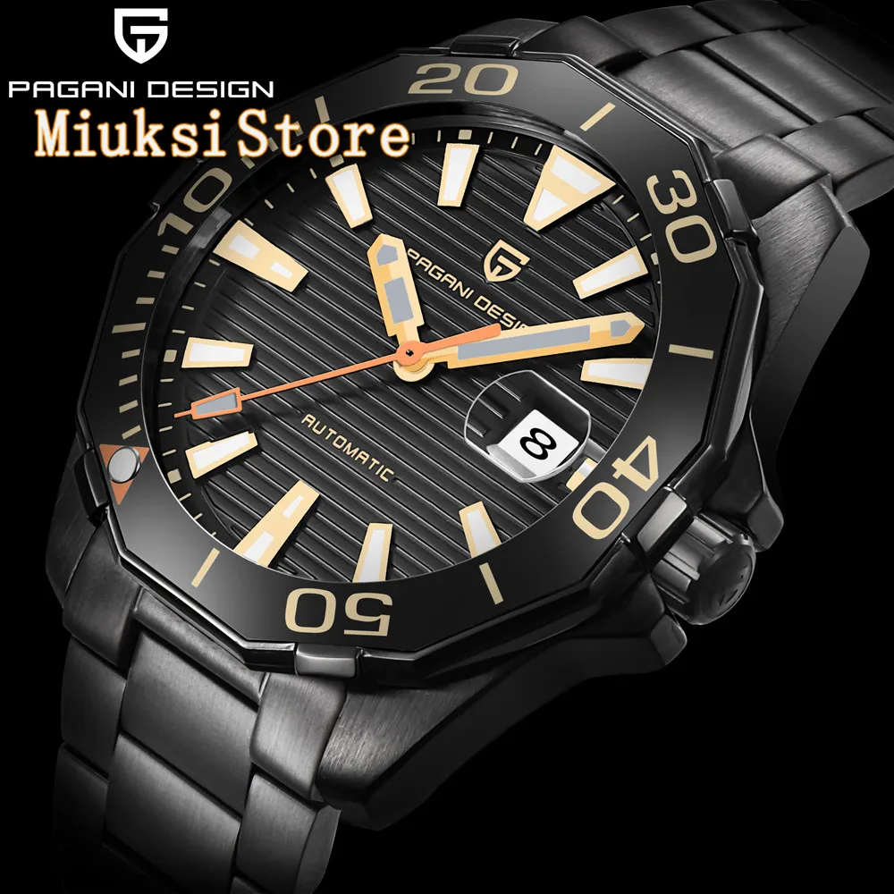Новинка 2019 PAGANI Дизайнерские мужские военные спортивные механические часы