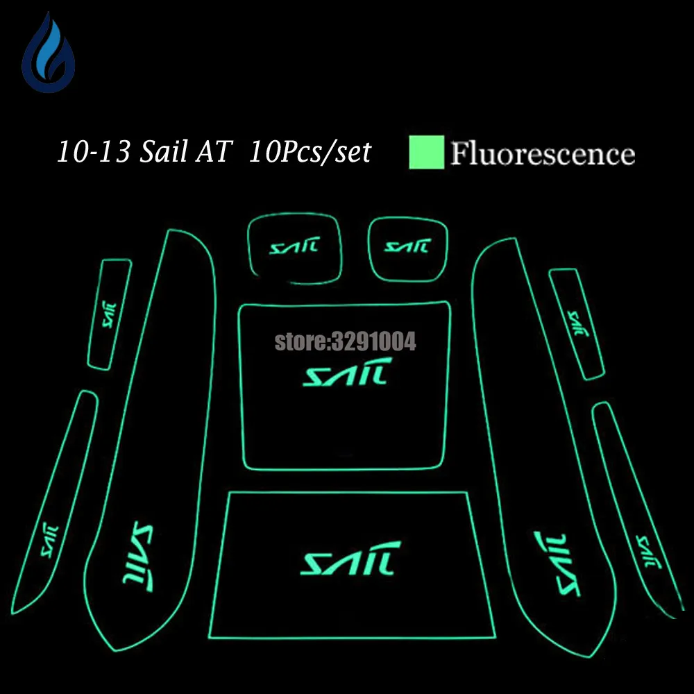 

Car Door groove mat For Chevrolet Sail AT 2010-2013 Accessories,3D Rubber Car Mat Gate slot pad Non-slip mats Car decoration