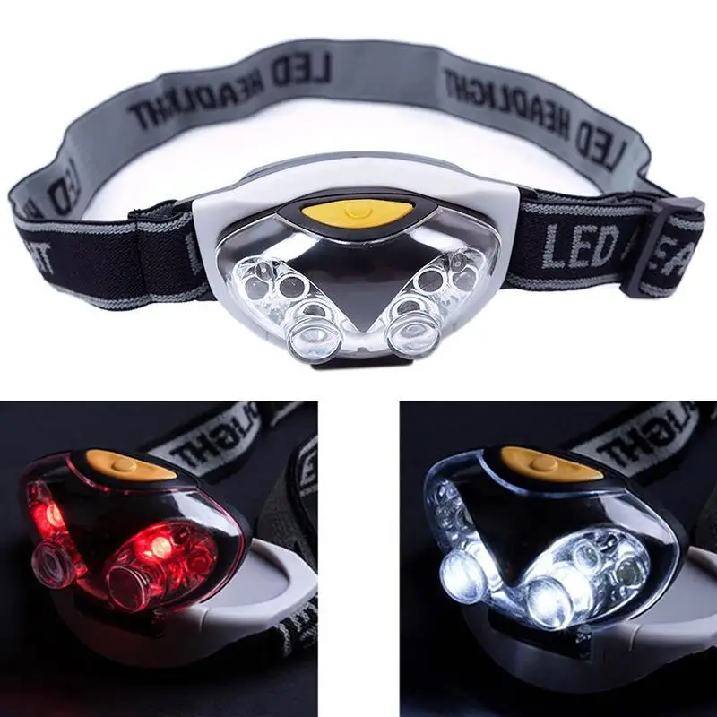 

Headlight Red Light Fishing Running Camping 3.0modes Owl Head Torch Lamp Sporting Goods Hiking WaterResistant Bicycle Bike
