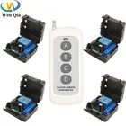 Wenqia умный дом Беспроводной дистанционного Управление светильник переключатель 433 МГц rf DC 12V 10A модуль приемника радиорелейной линии для электронная лампа блокировки 