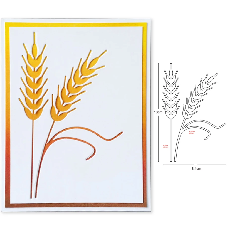 Металлические штампы для вырезания пшеницы на День Благодарения 2020 новая