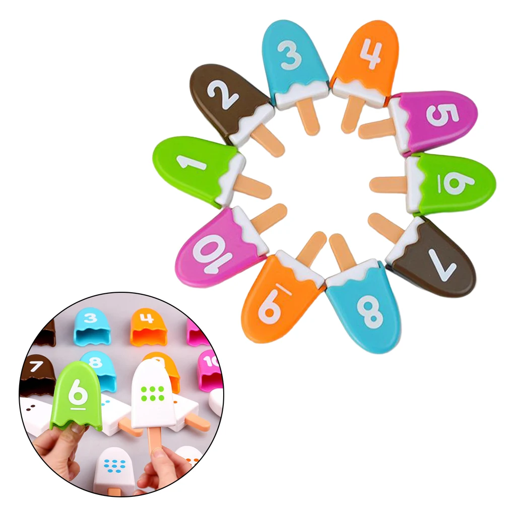 

Color Number Matching Toy Childhood Educational Math Toys For Children