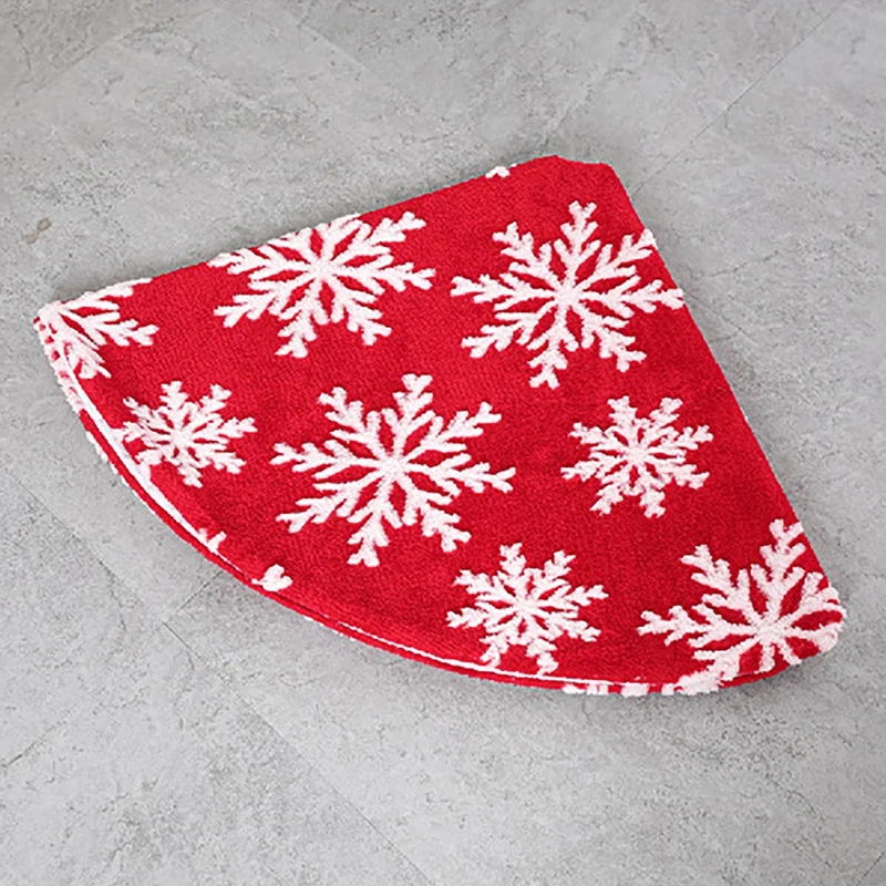 

Christmas Tree Skirt - Snowflake Tree Skirt Xmas Tree Carpet for Christmas Decorations Indoor Outdoor