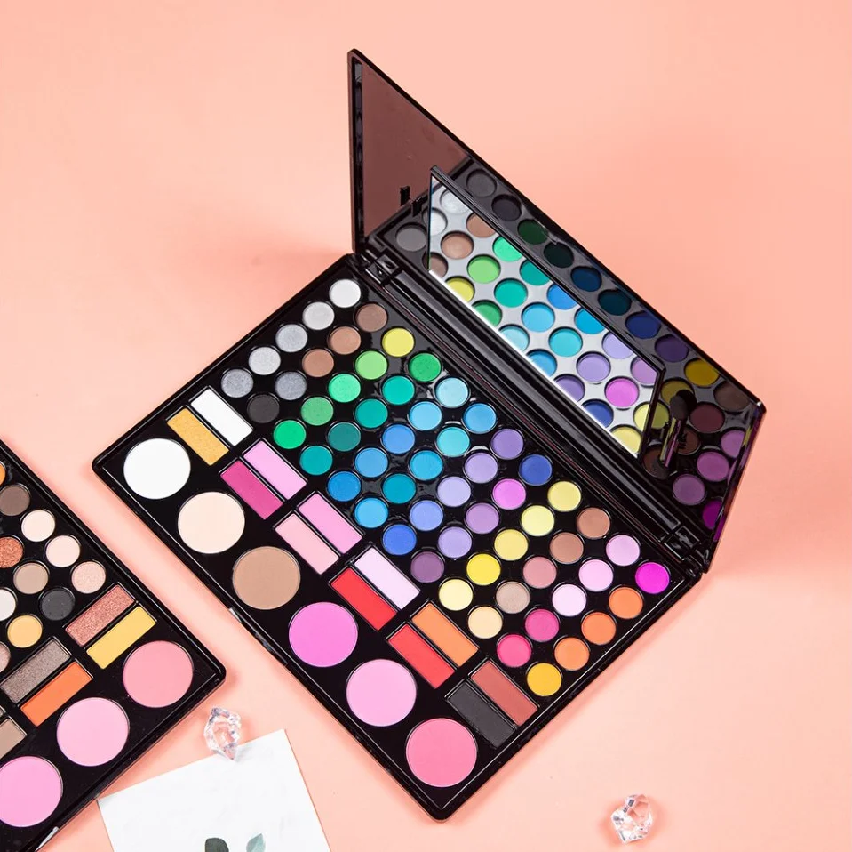 78 цветов s тени для век макияж Палитра стойкие Природные Цвета Тени Косметика