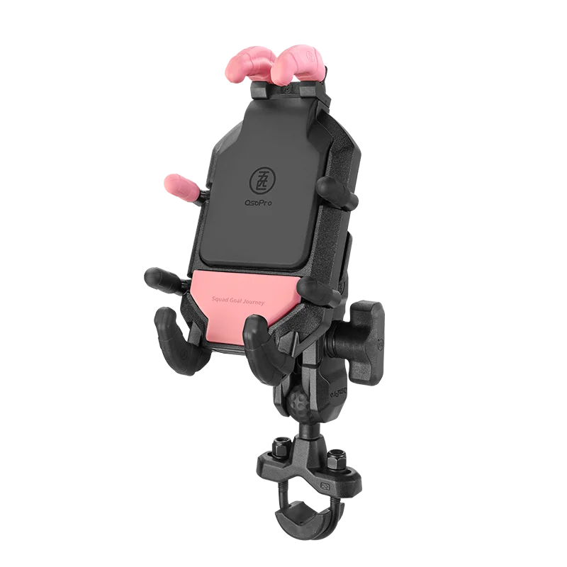 

Shock-absorbing Version of the Carapace Wireless Charging Bracket Female Riding Motorcycle Mobile Phone Navigation Bracket