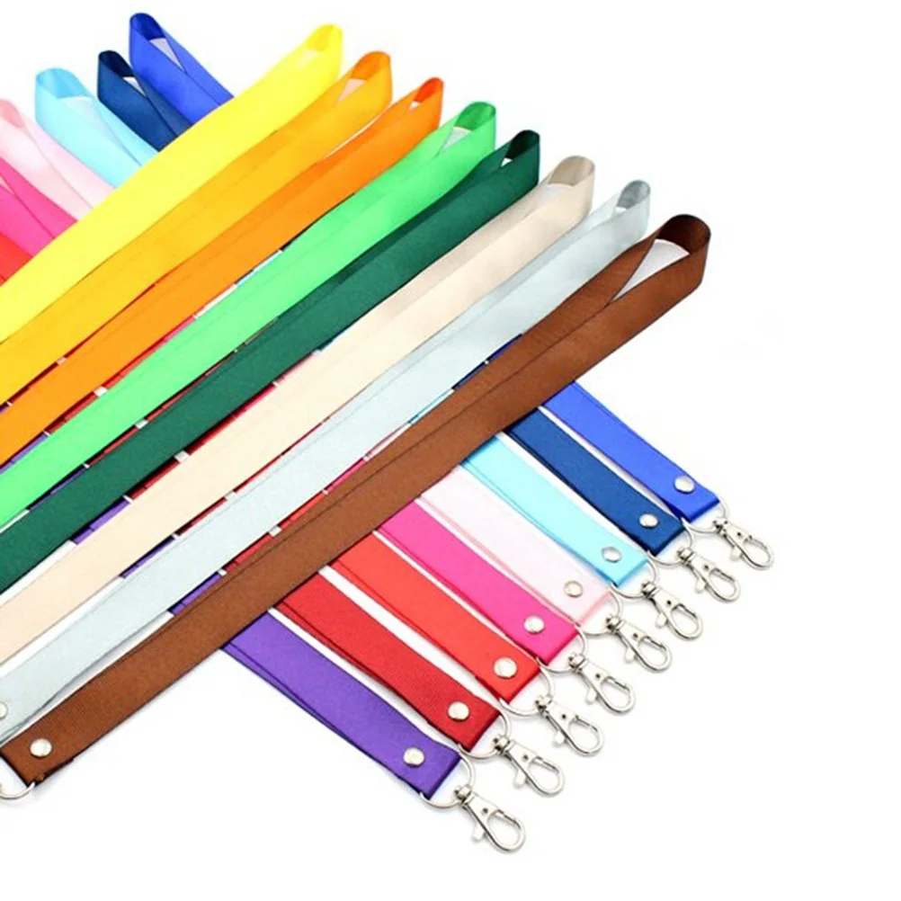1pc Color Random Badge Holder Keys Metal Clip 1PC Neck Strap Lanyard Safety Breakaway For Mobile Phone USB ID Name | Мобильные