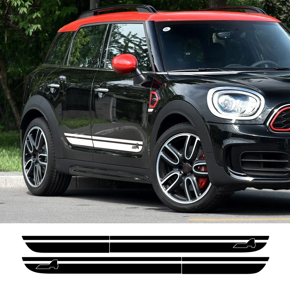 2 шт. наклейки на порог и юбку для стайлинга автомобиля|decal sticker|side stripes decalsdecal |