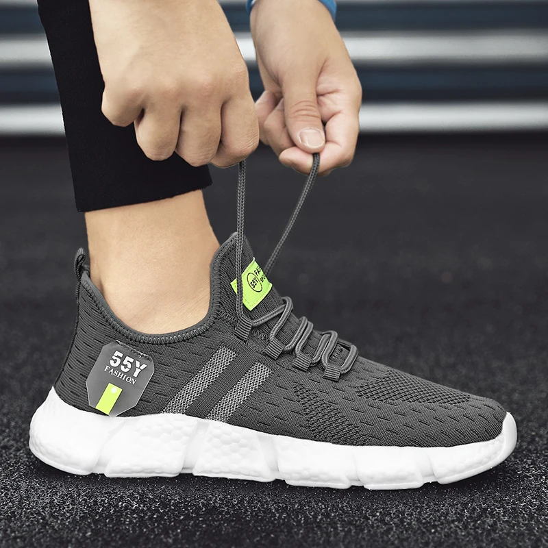 Мужские кроссовки светильник спортивная обувь для улицы удобная мужская бега
