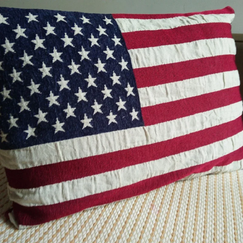 Чехол для подушки CAMMITEVER USA наволочки с флагом США национальная подушка кровати