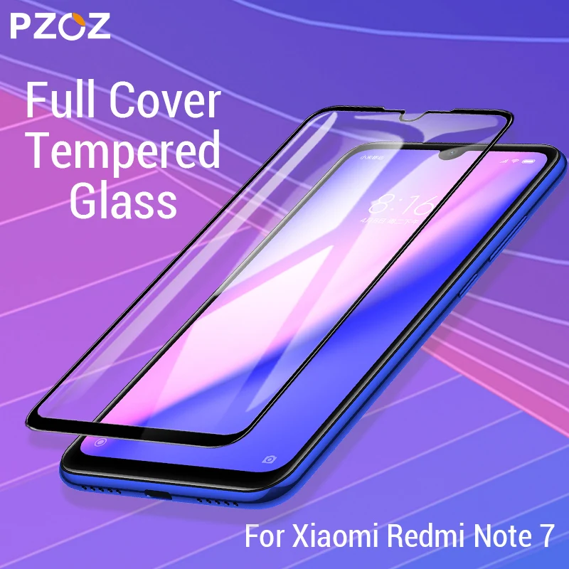 PZOZ для Xiaomi Redmi Note 9s 7 8 K20 7A Mi 10 CC9e Pro 9t Mi9 защита экрана полное покрытие Закаленное