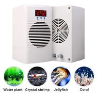 110 240v mini aquarium chiller or dual warmer cooler water temperature control for fish shrimp tank marine coral reef tank