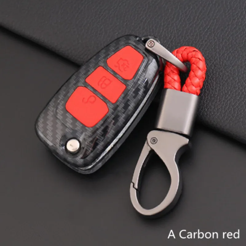 Карбоновый чехол для ключей стайлинга автомобиля Ford Focus 2 3 ST Mondeo Kuga Fiesta Ecosport Ranger