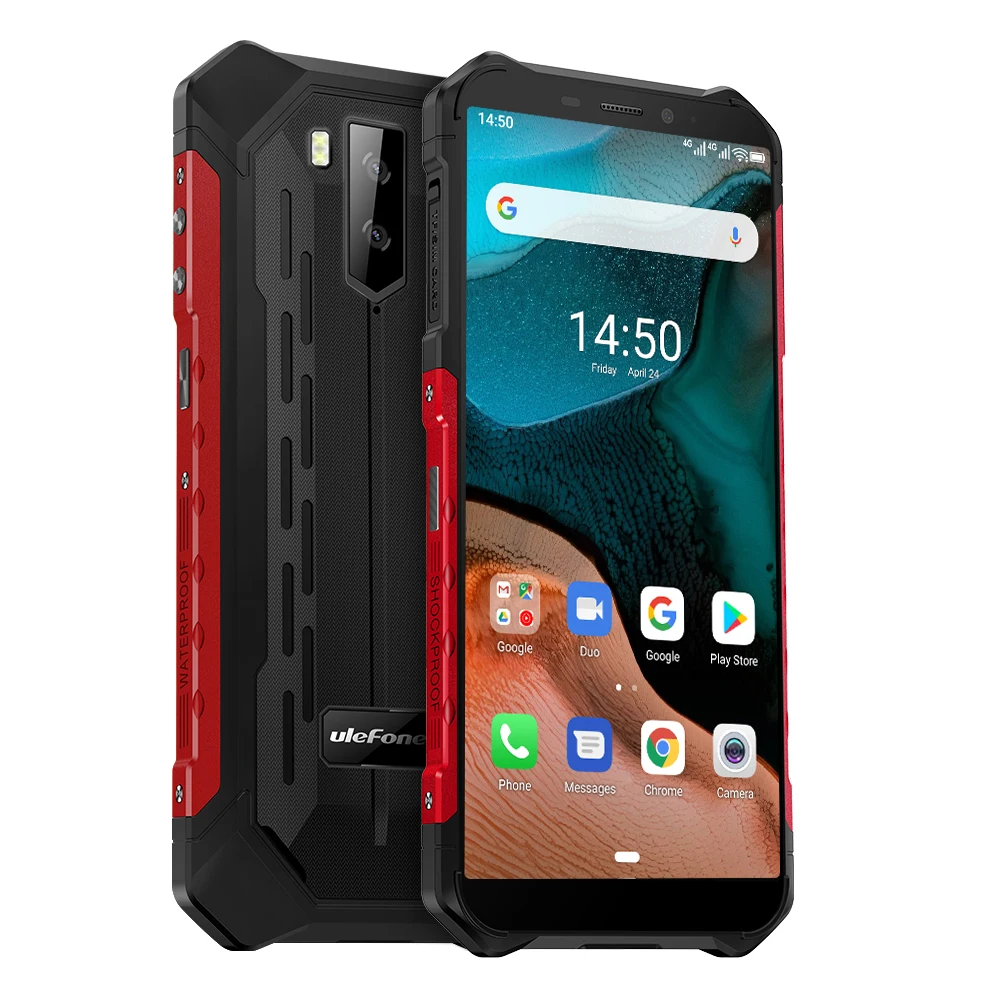 Смартфон Ulefone Power X5 5 дюймов MT6762 Octa IP68 Android 10 0 3 Гб оперативной памяти 32 встроенной NFC