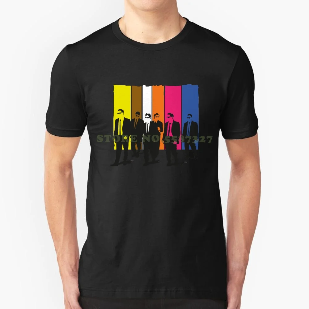 Футболки с изображением собак водохранилища mr pink yellow orange white для мужчин и
