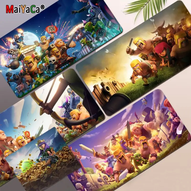 

Clash Of Clans Simple Design Large Gaming Mouse Pad XL Locking Edge For Keyboards Mat Mousepad For Boyfriend Gift
