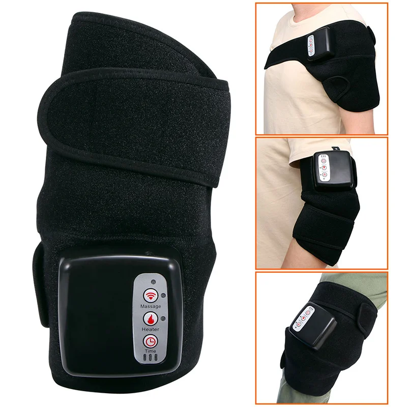 

Electric Heating Knee Massager Far Infrared Joint Brace Support Back Shoulder Massager Elbow Knee Treatment Massageador