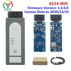 6154 V166 VA диагностический сканер 6154 Wifi Полный чип OBD2 инструмент для сканирования кода программирования прошивки версии 6154 1.6.6.0