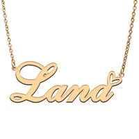 lana name tag necklace personalized pendant jewelry gifts for mom daughter girl friend birthday christmas party present