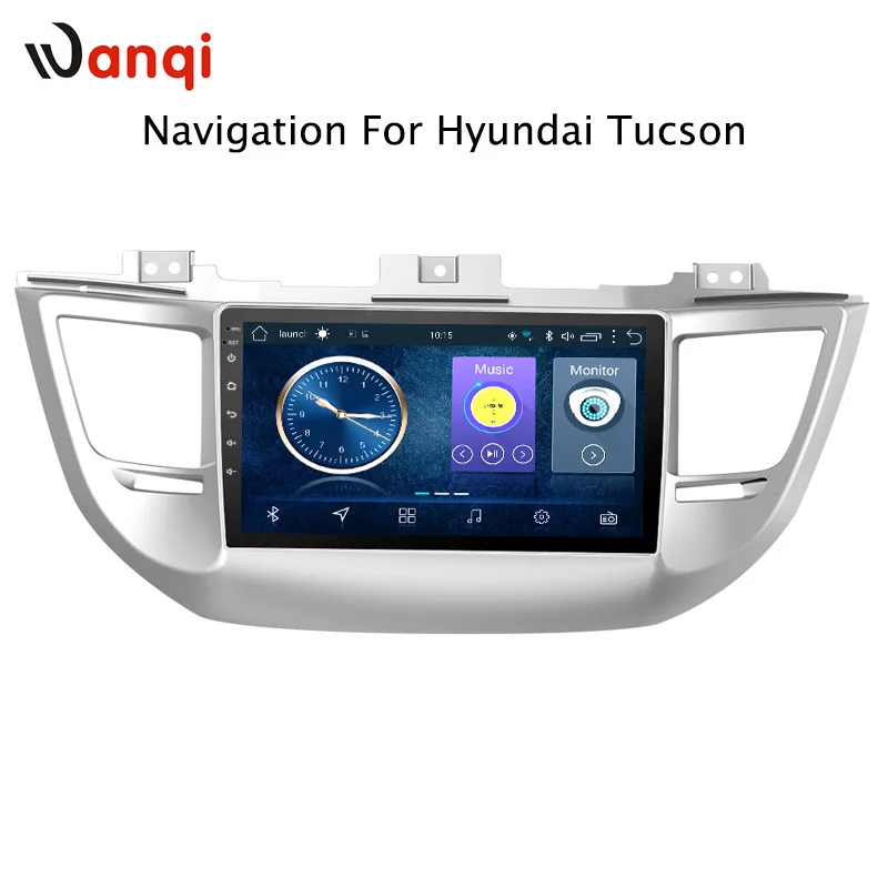 Автомобильная Мультимедийная система wanqi 9 дюймов android 8 1 GPS-навигация для Hyundai Tucson