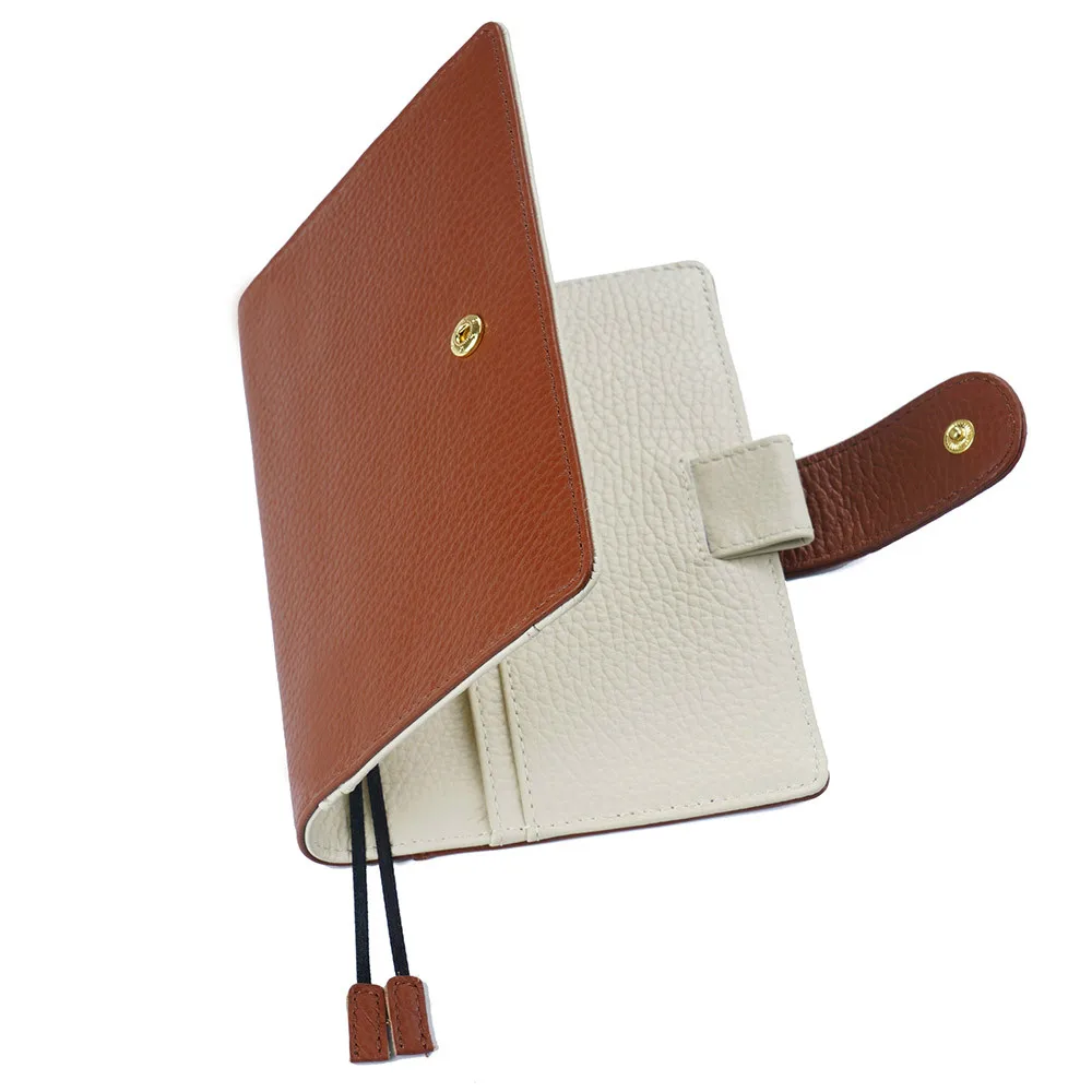 H Classic Genuine Leather Softcover Journal Cover For Hobonichi Paper Book A6 Free Shipping - Цвет: H