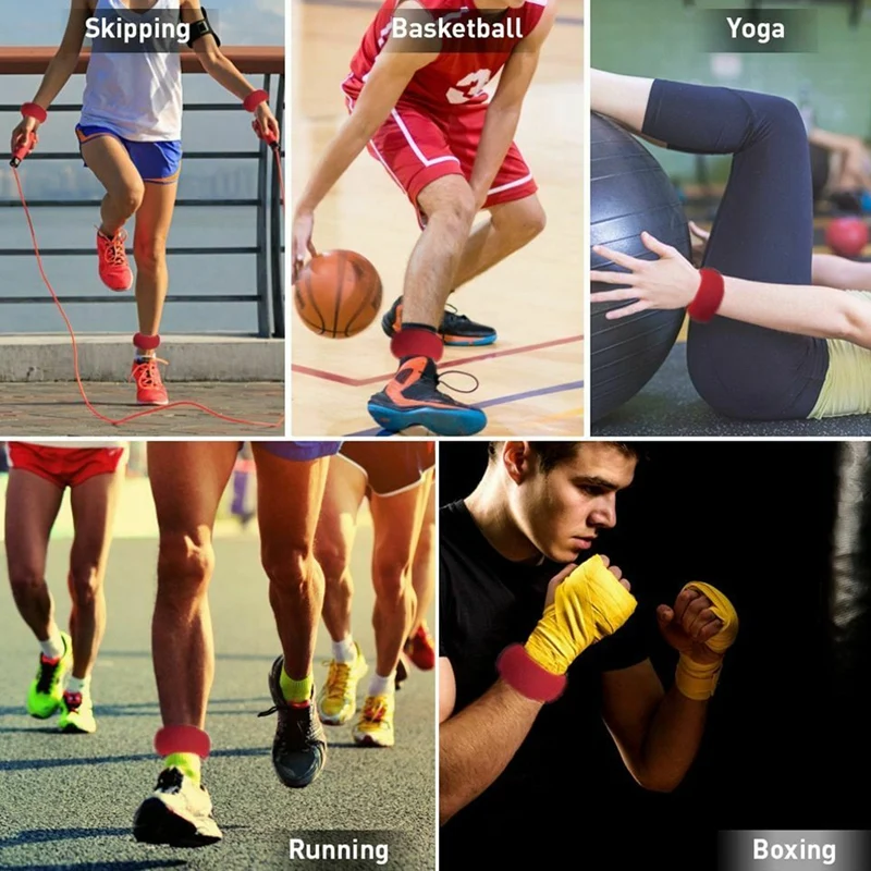 2 шт. Регулируемый Вес запястья на лодыжке для ходьбы рук упражнений тренировок