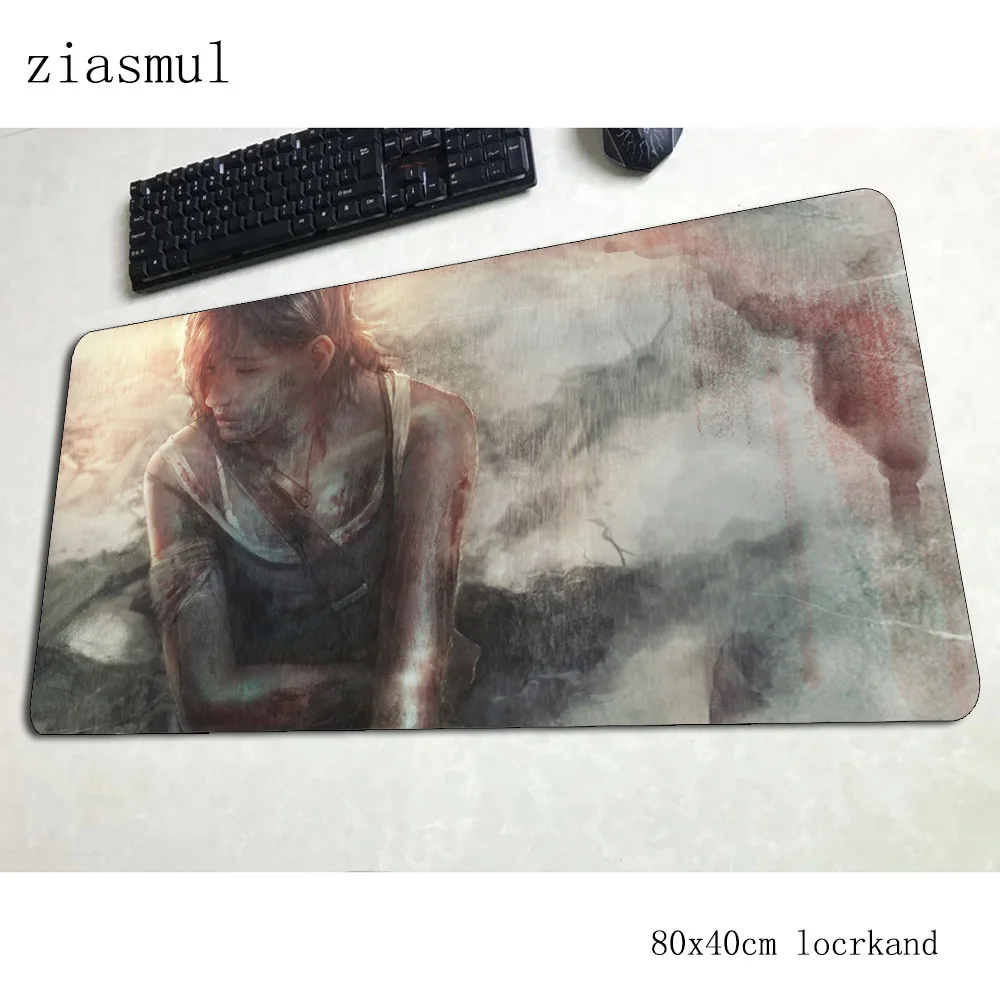 Коврик для мыши tomb raider 800x400x3 мм милый коврик компьютерной игровые аксессуары на
