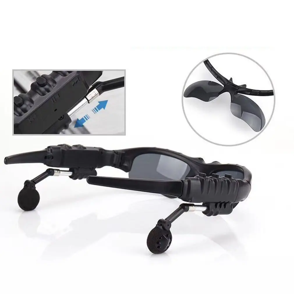 

Dripshipping Sunglasses Bluetooth Earphone Outdoor Sport Glasses Wireless Headset with Mic Outdoor Sport Cycling Headphone