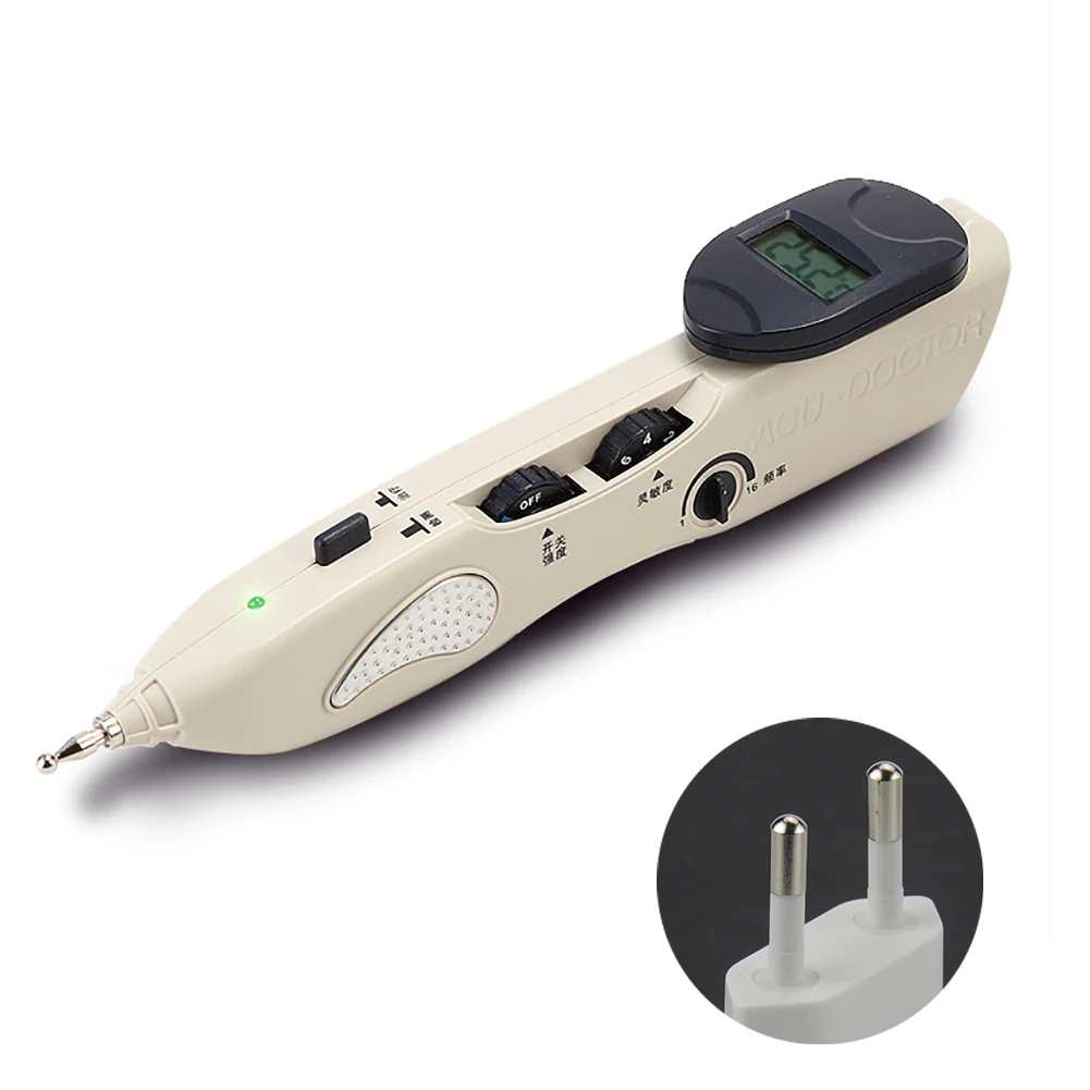 

Portable Travel Muscle Acupoint Health Care Pain Relief Body Therapy Electronic Relax Massage Pen