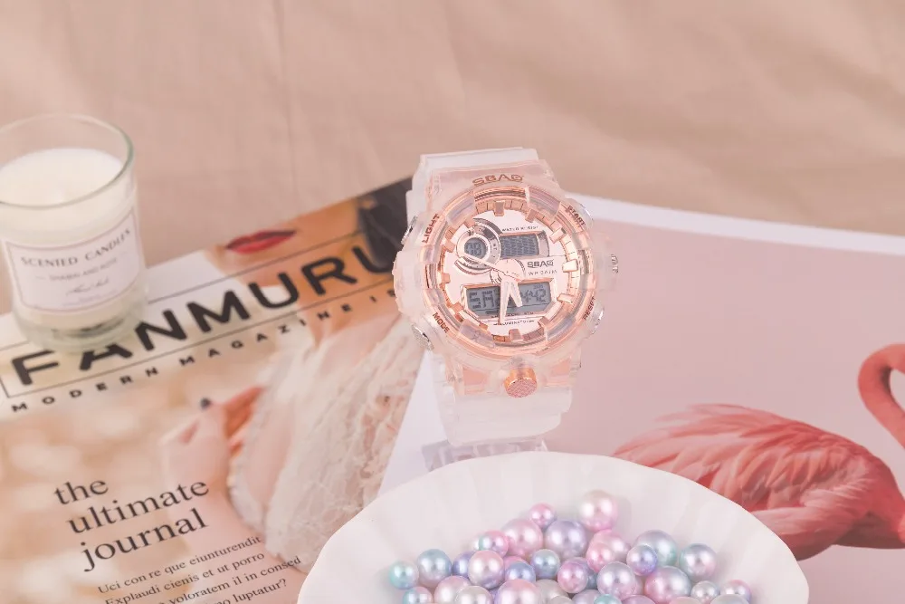 Reloj mujer модные светящиеся электронные часы с будильником большие спортивные часы женские цифровые часы женские студенческие часы zegarek pandora& A