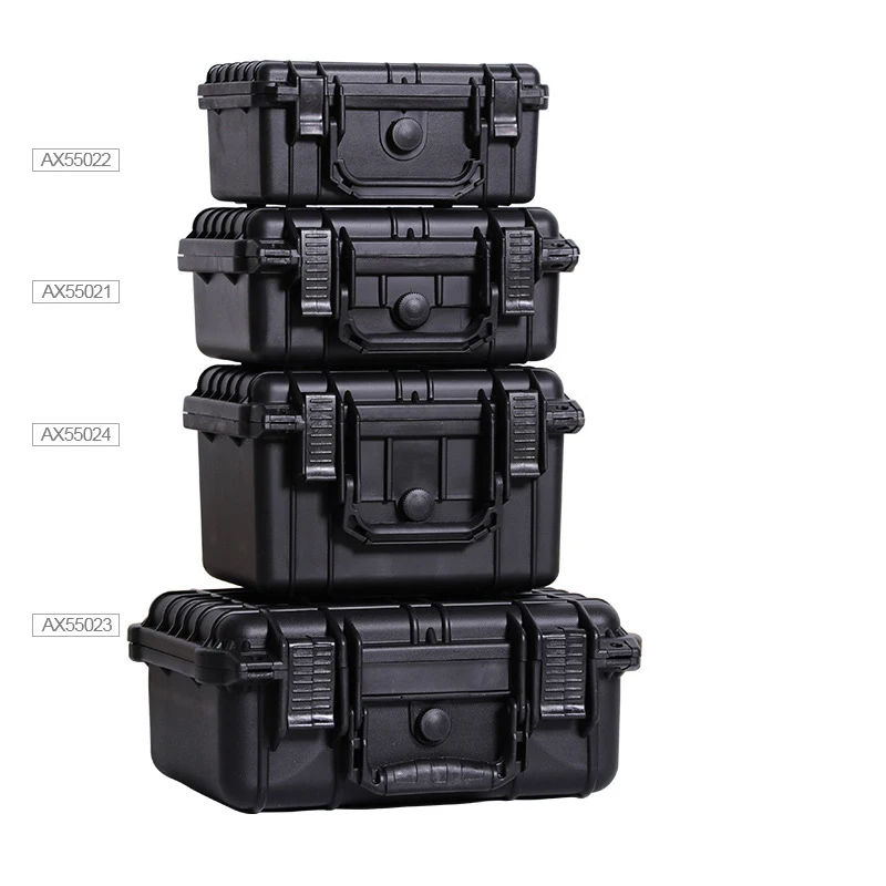 

ABS Plastic Sealed Waterproof Safety Equipment Instrument Case Portable Tool Box Dry Box Impact resistant with pre-cut foam