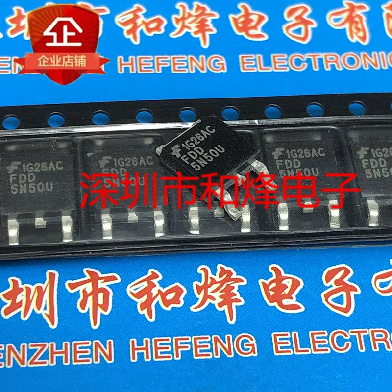 

Original 5pcs/FDD5N50U TO-252 500V 3A