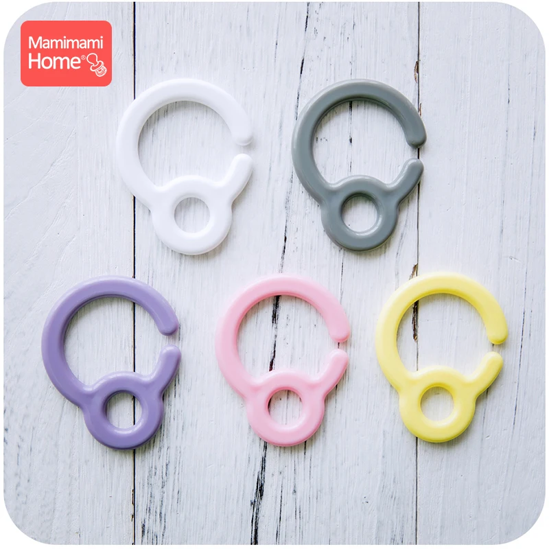 10 шт. Пластик Детское Зубное кольцо ссылки для Детские коляски игрушки крючок