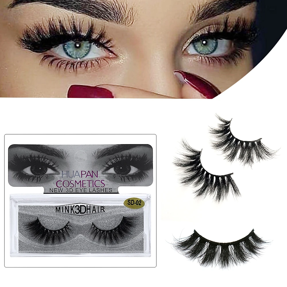 CLOTHOBEAUTY 3D из меха норки накладные ресницы толстый длинный объем тонкие для