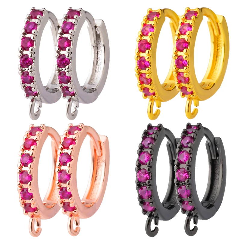 

Peixin 15x14mm Charm Brass Crystal Earrings Hook Clasp for DIY Jewelry Making Supplies Jewelry Findings accessories wholesale