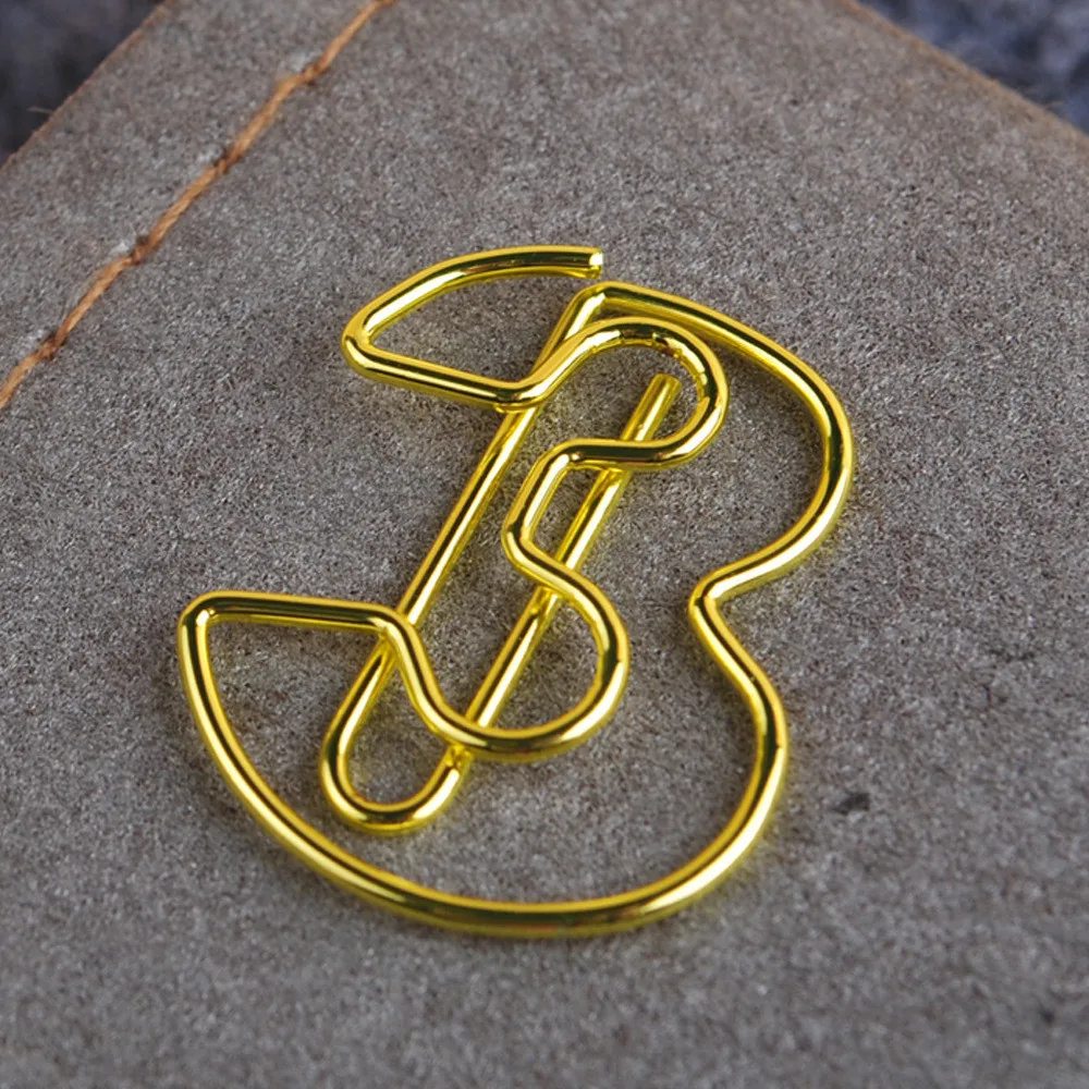 

10pcs Number Shape Paper Clips Escolar Bookmarks Photo Memo Ticket Clip Stationery School Supplies Gifts