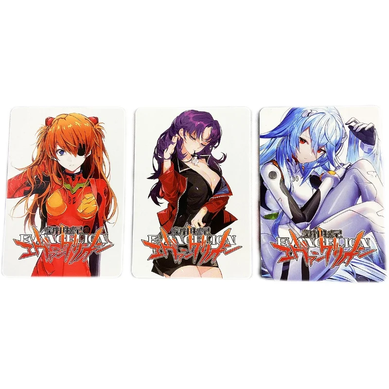 3 шт./компл. мультфильм ACG EVA аниме NEON GENESIS EVANGELION Asuka Langley Soryu Ayanami Рей коллекция Flash