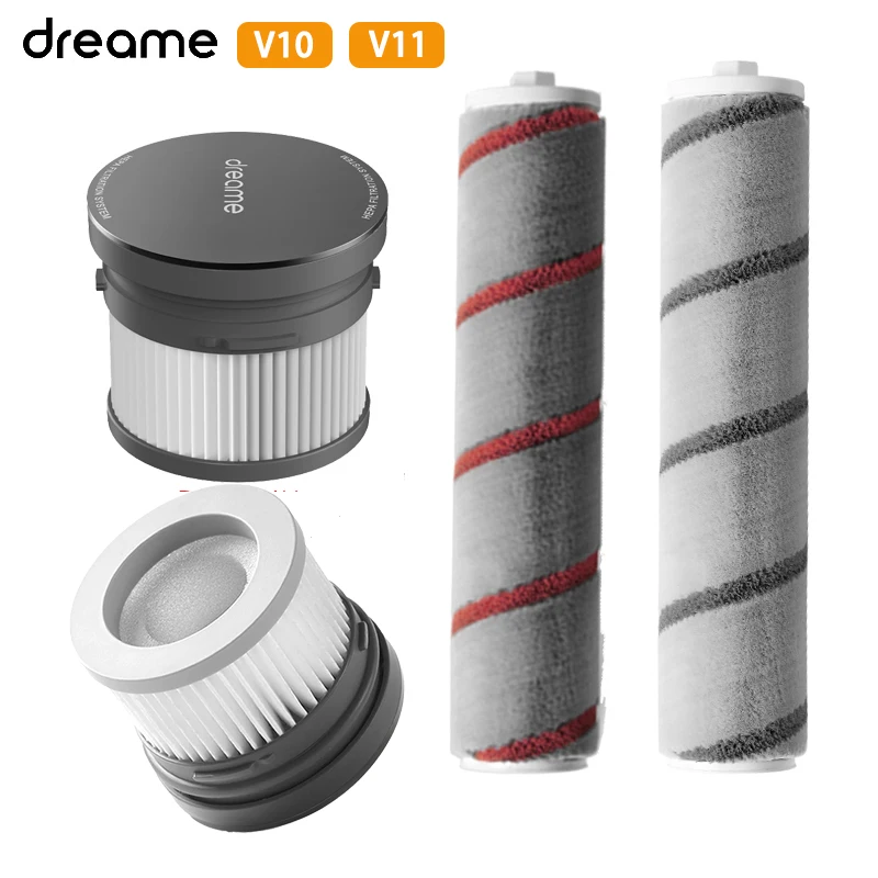 For Dreame V10 V11 Boreas Vacuum Cleaner Accessories Extra Parts HEPA Filter Brushes